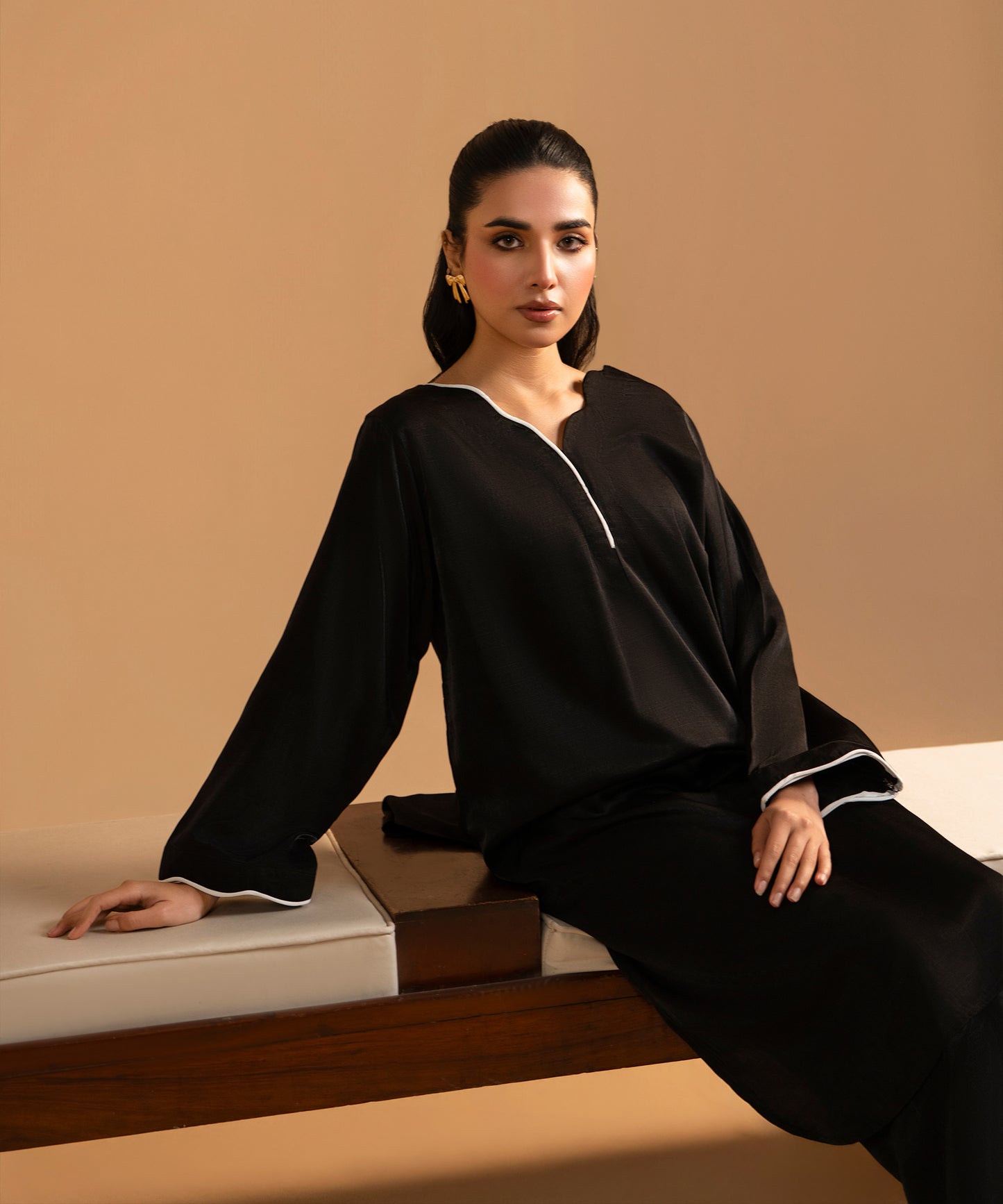 Women Solid 2 Piece Suit - LDS1350