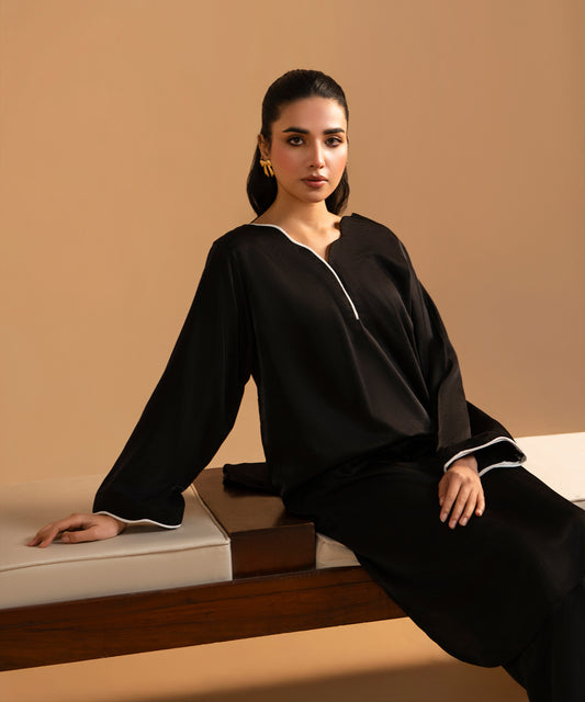 Women Solid 2 Piece Suit - LDS1350