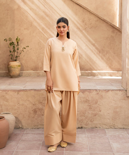 Women 2 Piece Solid Suit - LDS1438