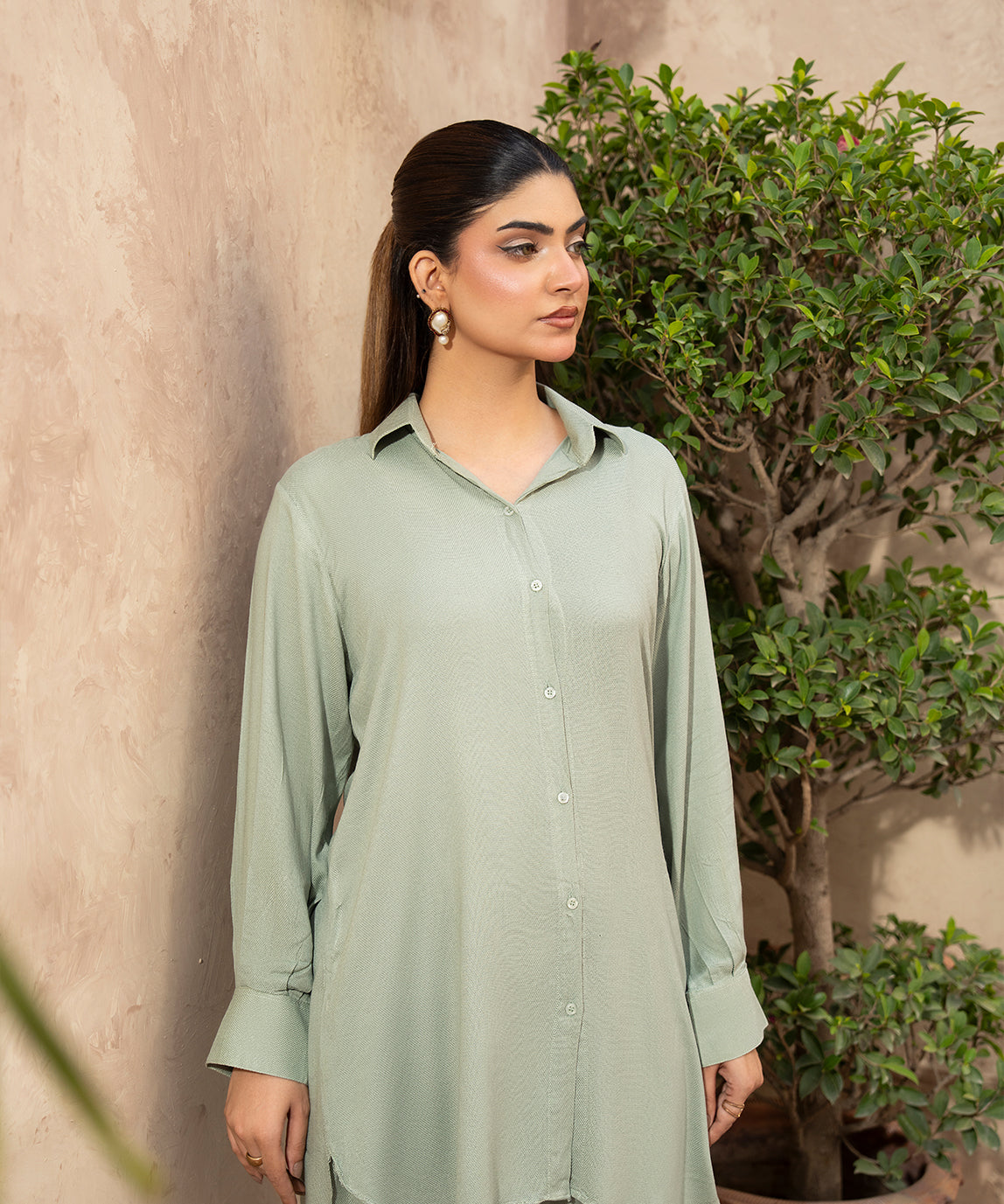 Women 2 Piece Solid Suit - LDS1441