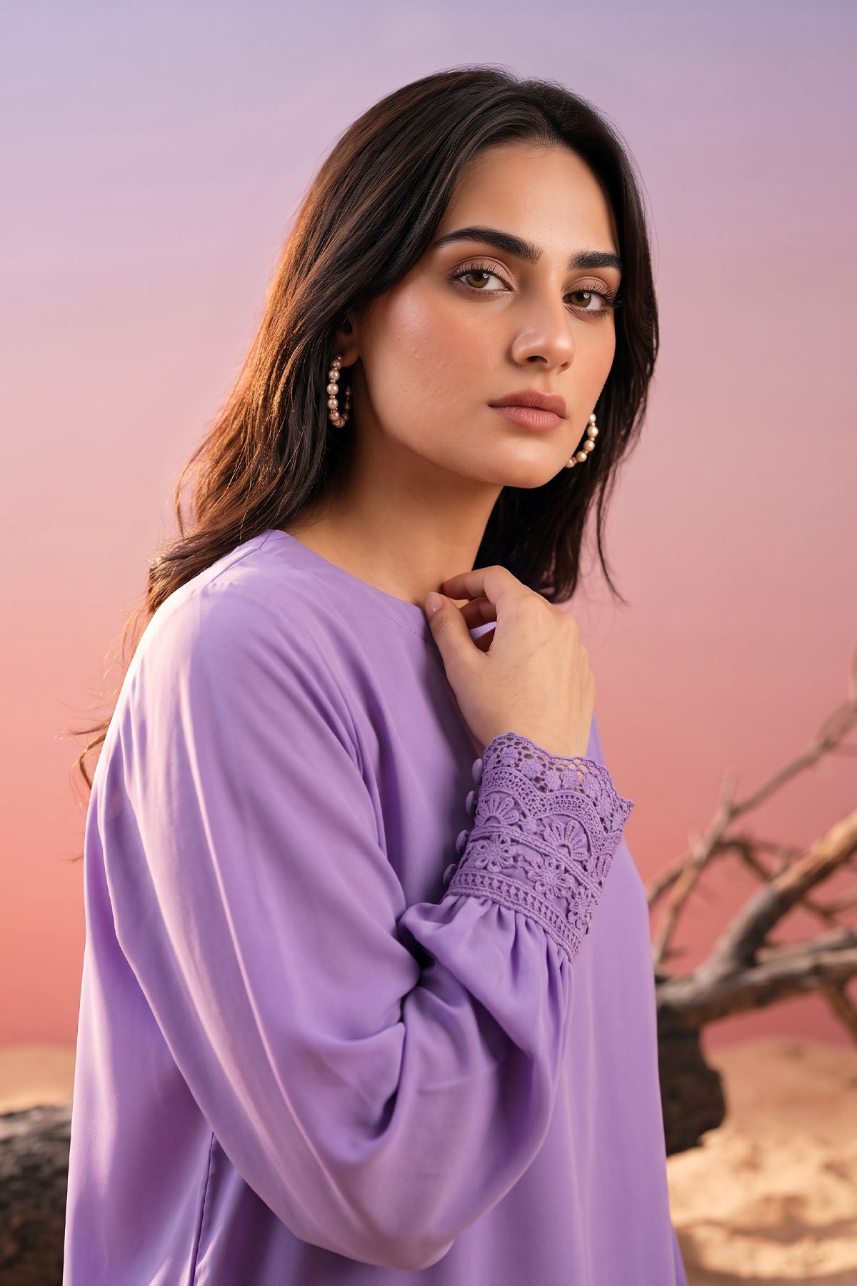 Women 2 Piece Solid Suit - LDS1582