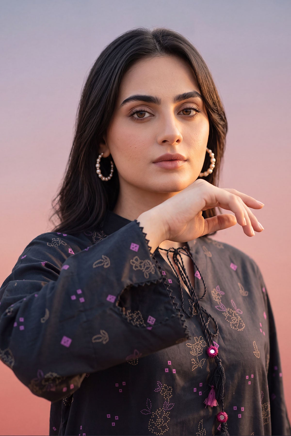 Women 3 Piece Printed Suit - LDS2035