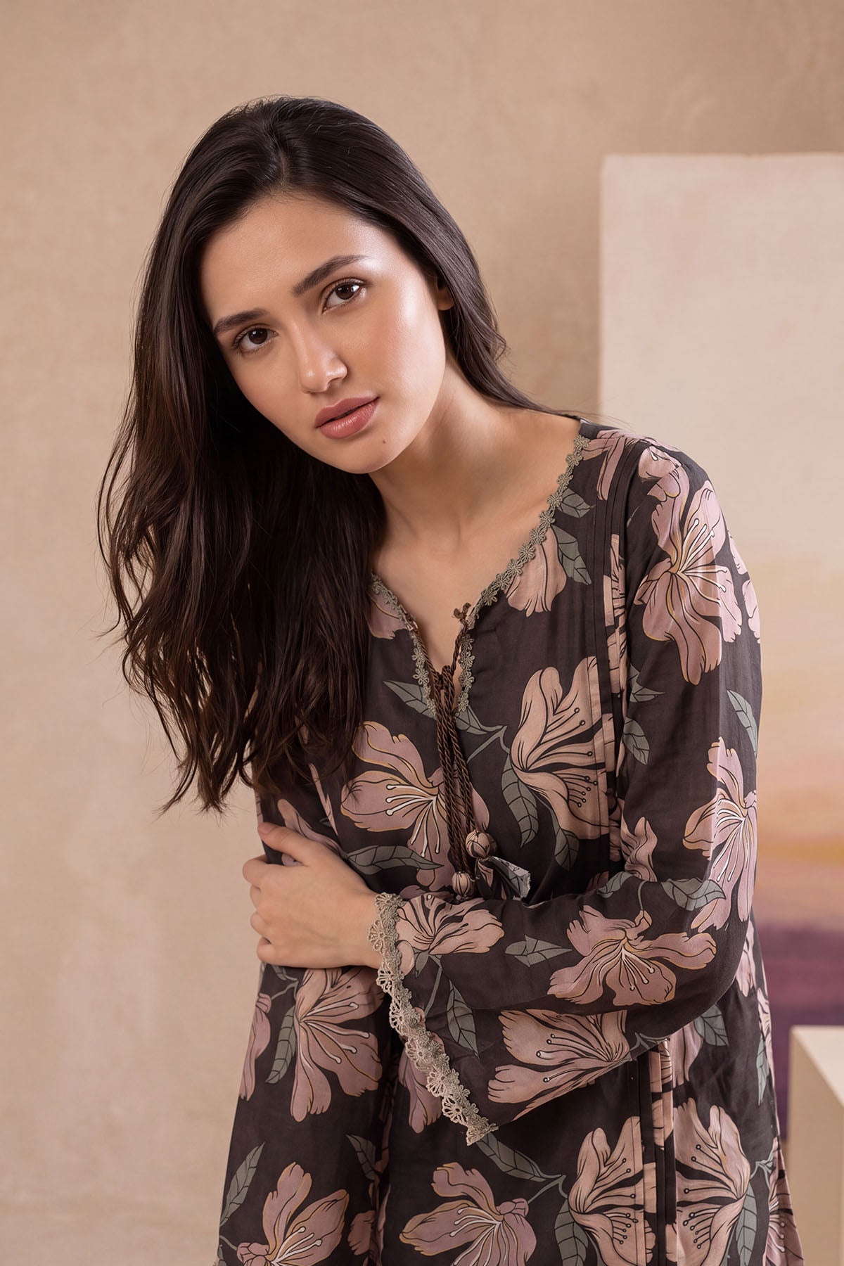 Women 2 Piece Printed Suit - LDS2213