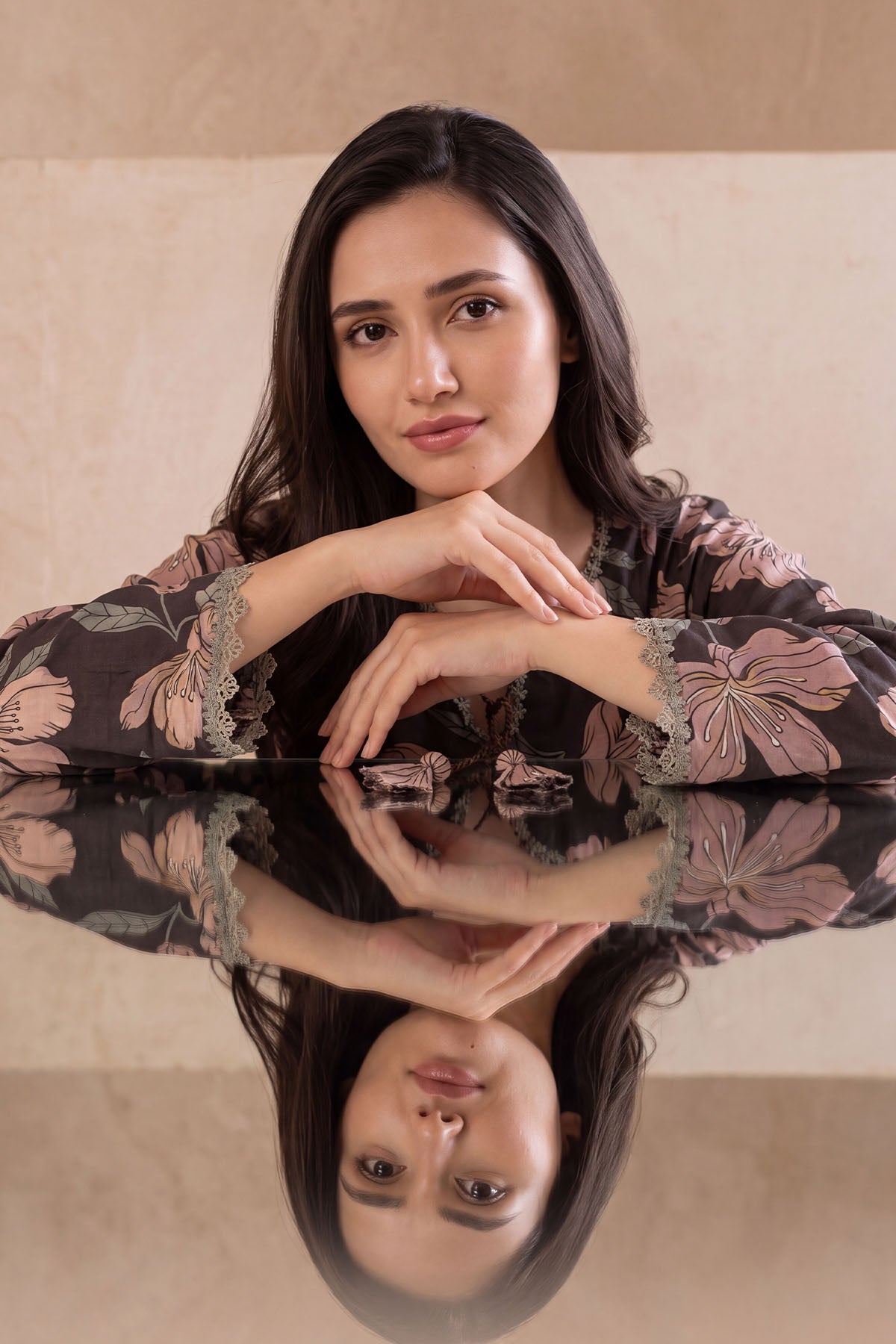 Women 2 Piece Printed Suit - LDS2213