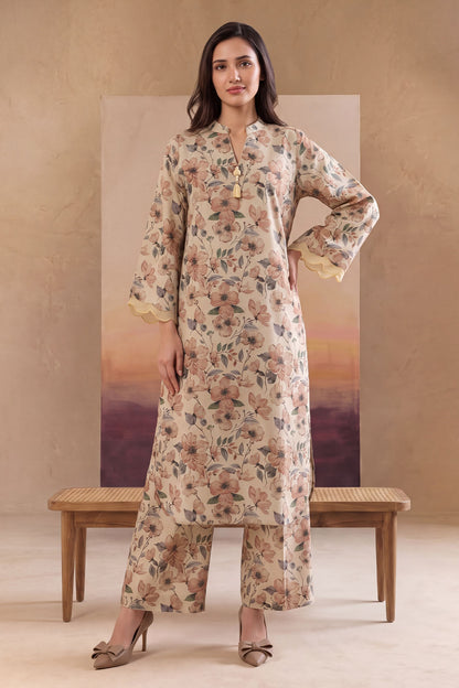 Women 2 Piece Printed Suit - LDS2297