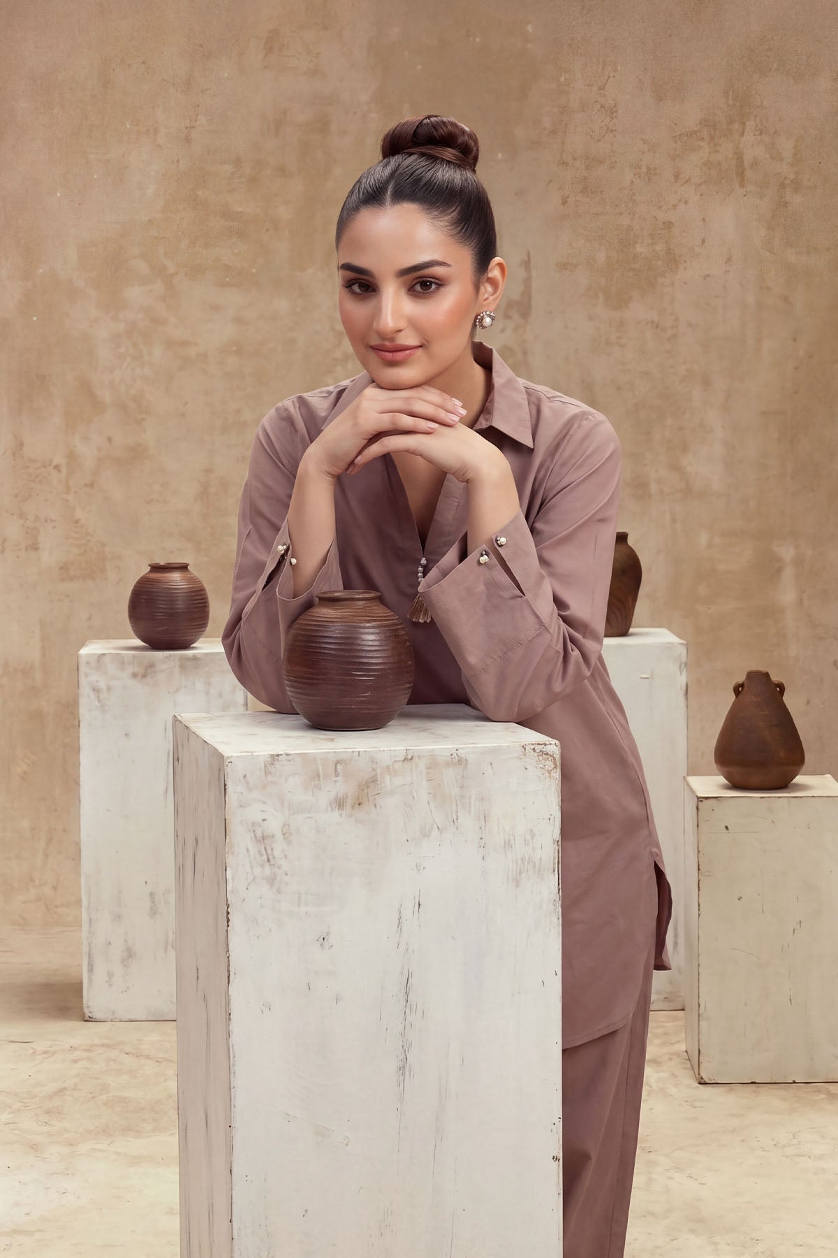 Women 2 Piece Solid Suit - LDS2312