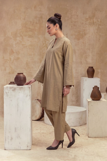 Women 2 Piece Solid Suit - LDS2316