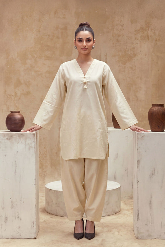 Women 2 Piece Solid Suit - LDS2318