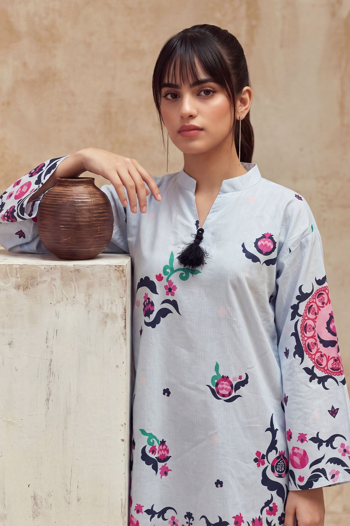 Women 2 Piece Printed Suit - LDS2353
