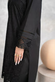 2PC Black & White Embroidered suit - LDS 811