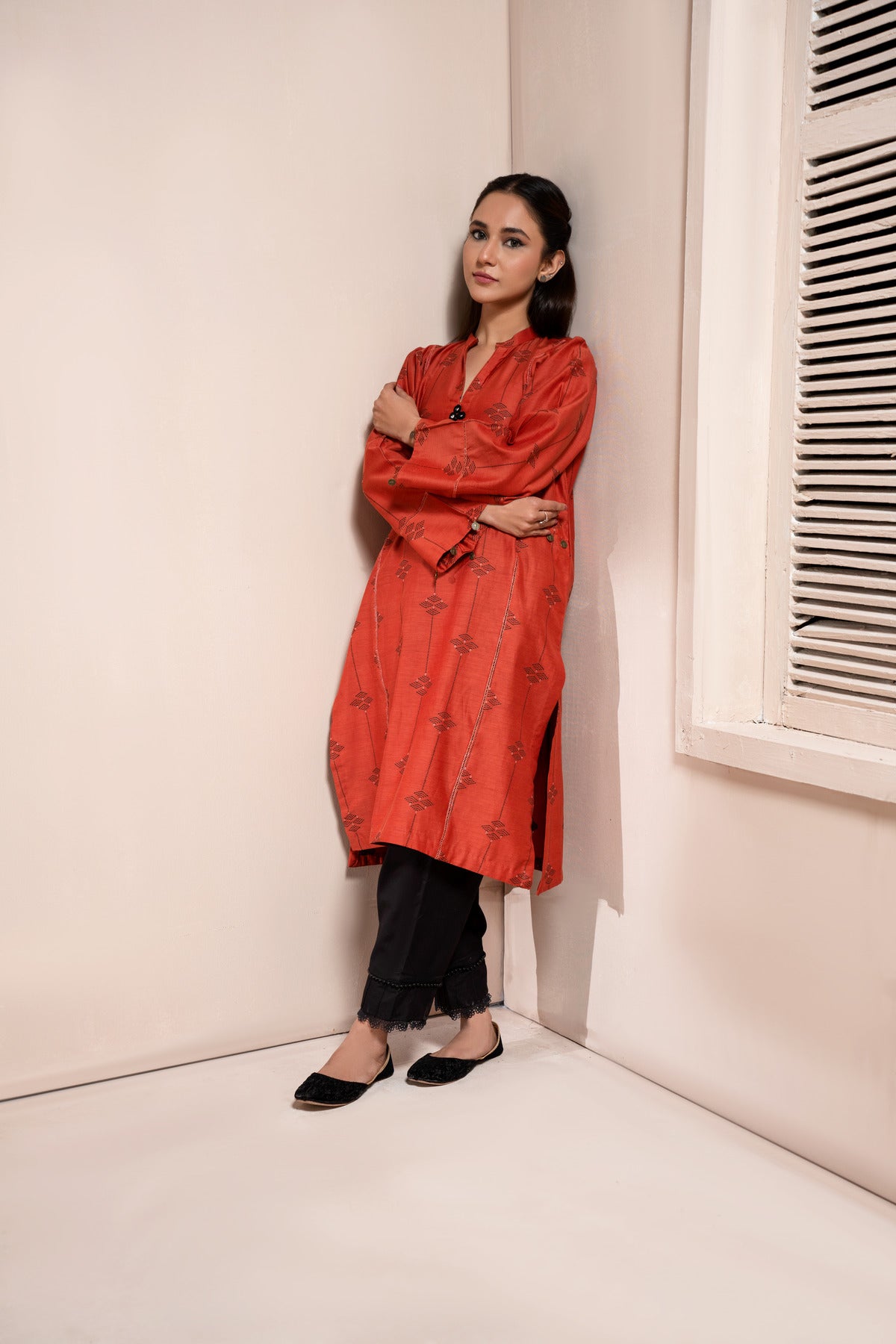 Women Solid Shirt - LDS864