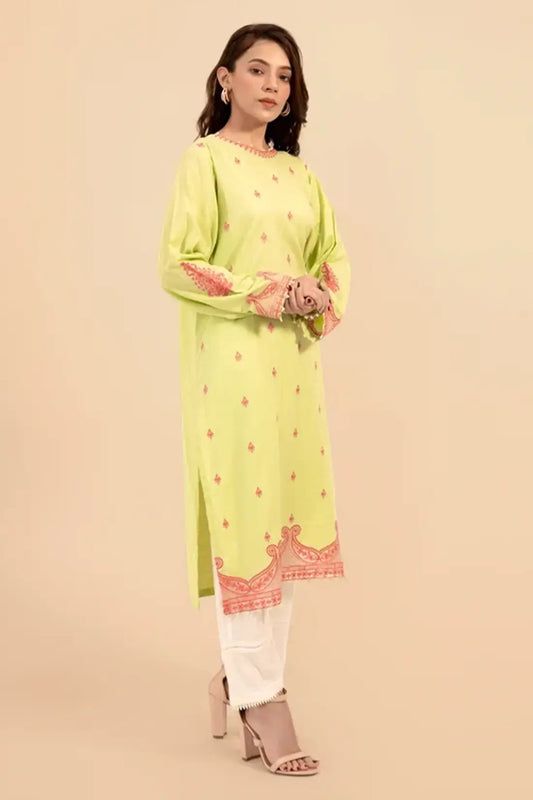 Women Solid Embroidered Shirt - LDS899