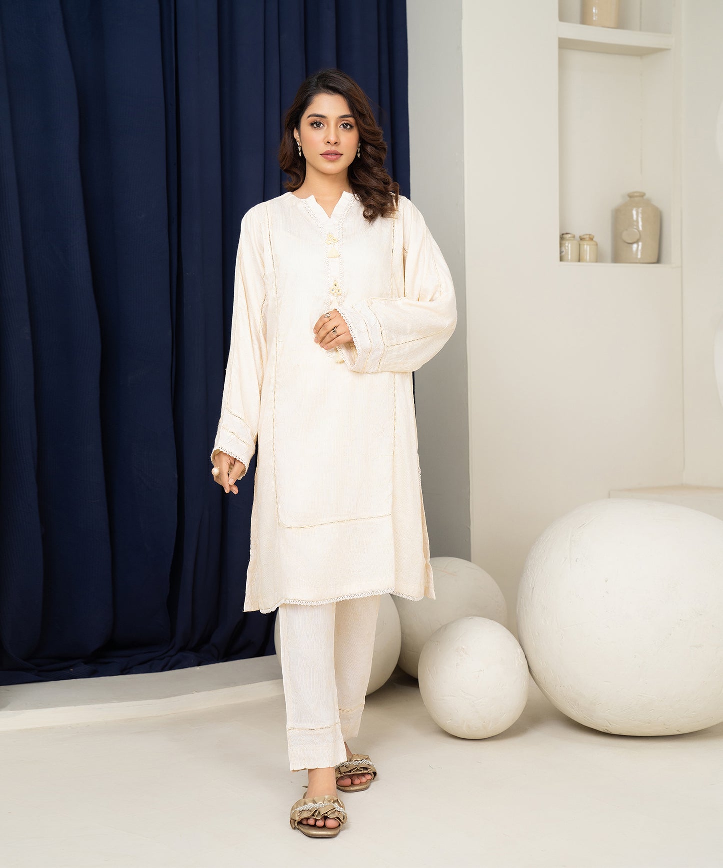 Women Solid 2 Piece Suit - LDS911