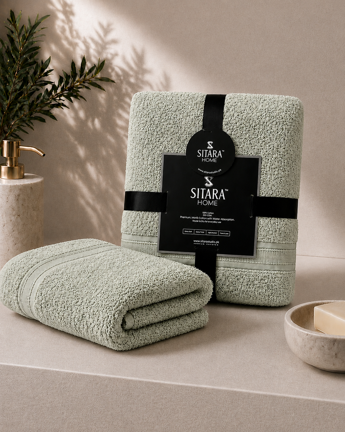 Bath Sheet | Light Green