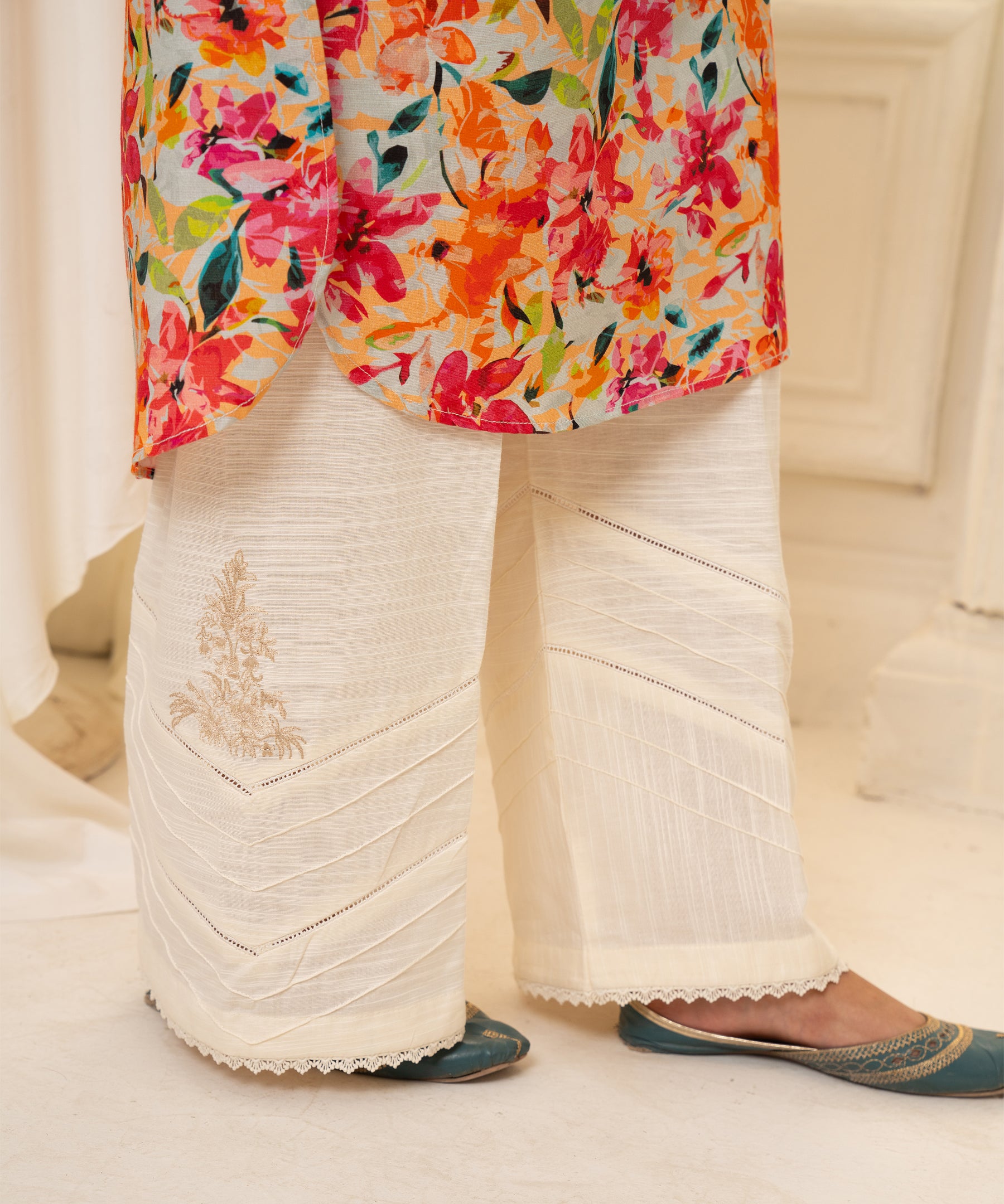 Embroidered Trouser - LTE 453