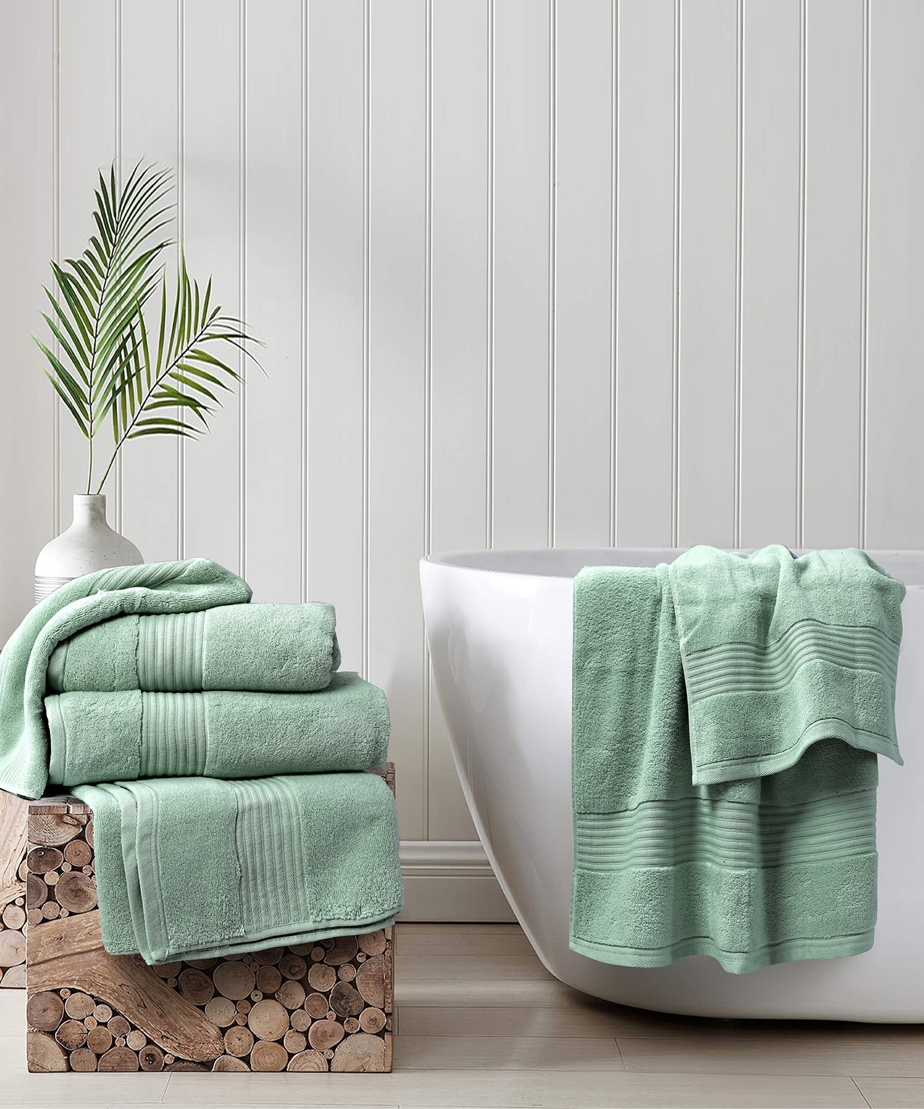 3PC Towel Set Light Green - WIN25