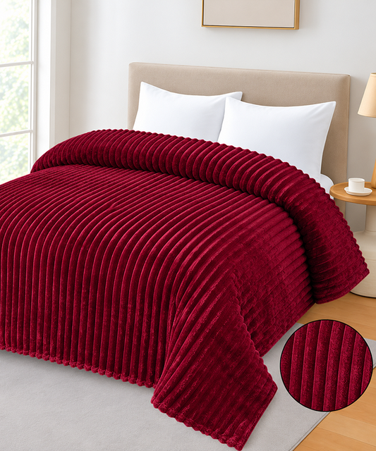 Fleece Blanket - RED - FBBLST