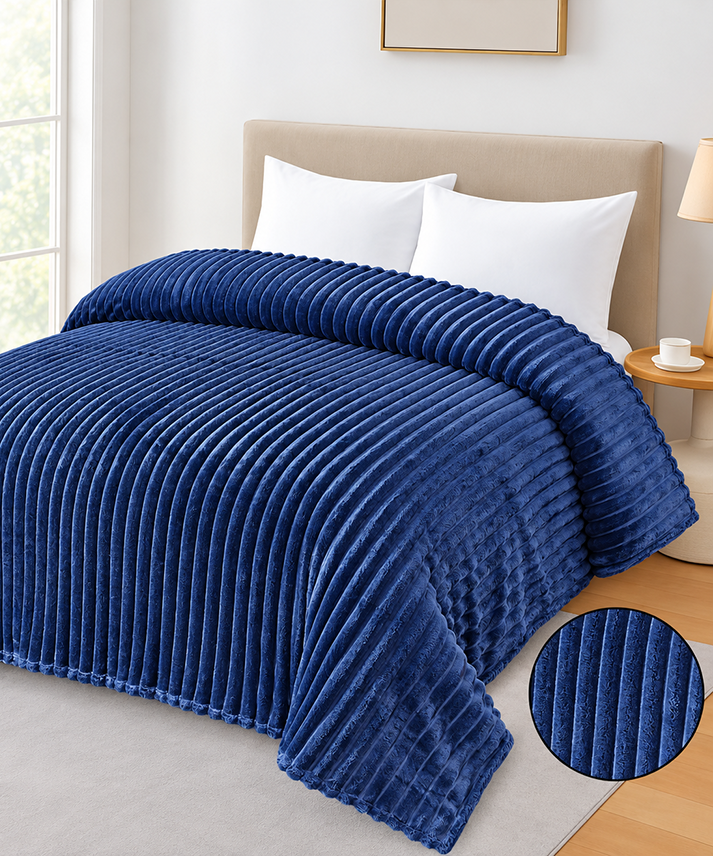 Fleece Blanket - BLUE - FBBLST