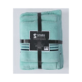 Channel Border Towel - Mint