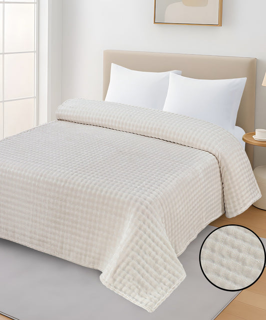 FLEECE BLANKET SOFT TOUCH | Off-White