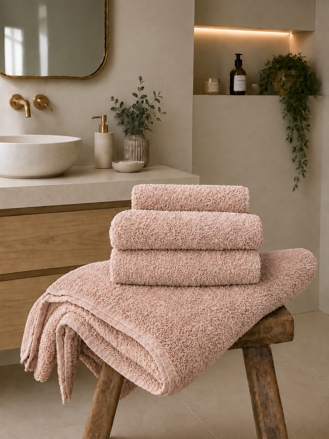 Bath Towel | Pink