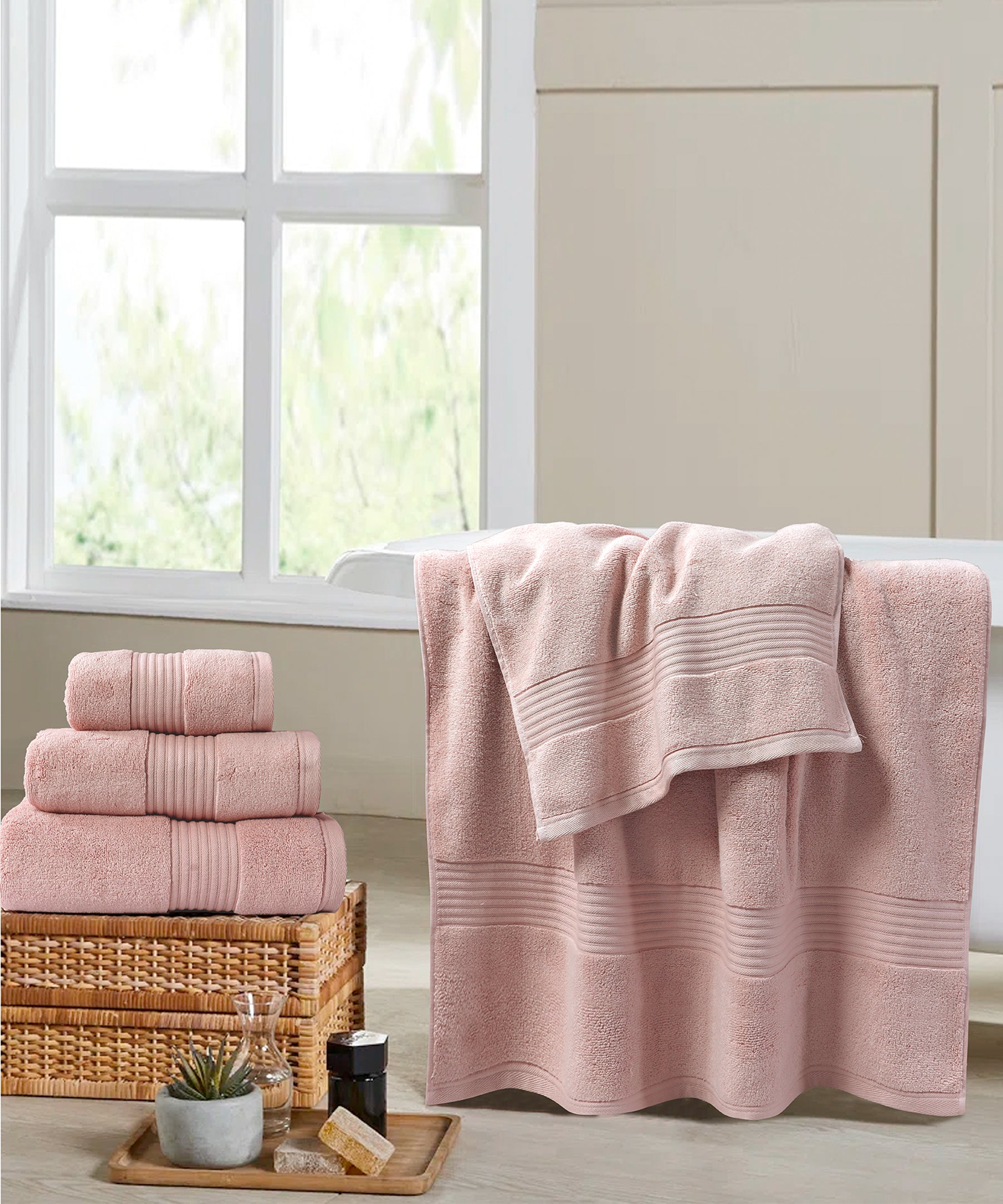 3PC Towel Set Pink - WIN25