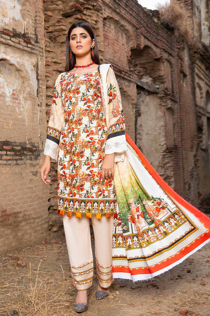 Women Printed 4 Piece Suit - RBDP02