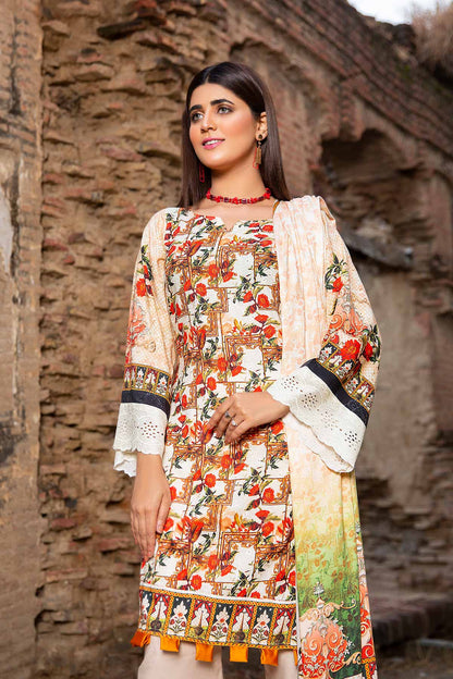 Women Printed 4 Piece Suit - RBDP02