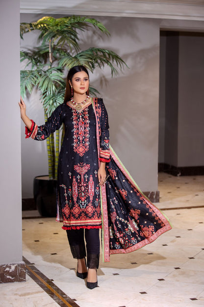 Women 4 Piece Printed Suit -RD4136