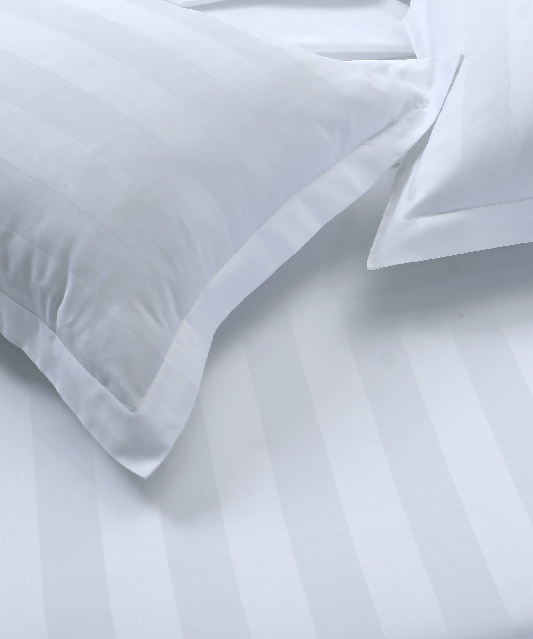 Stripe Satin Bedsheet Set 25 - (Hotel Collection)