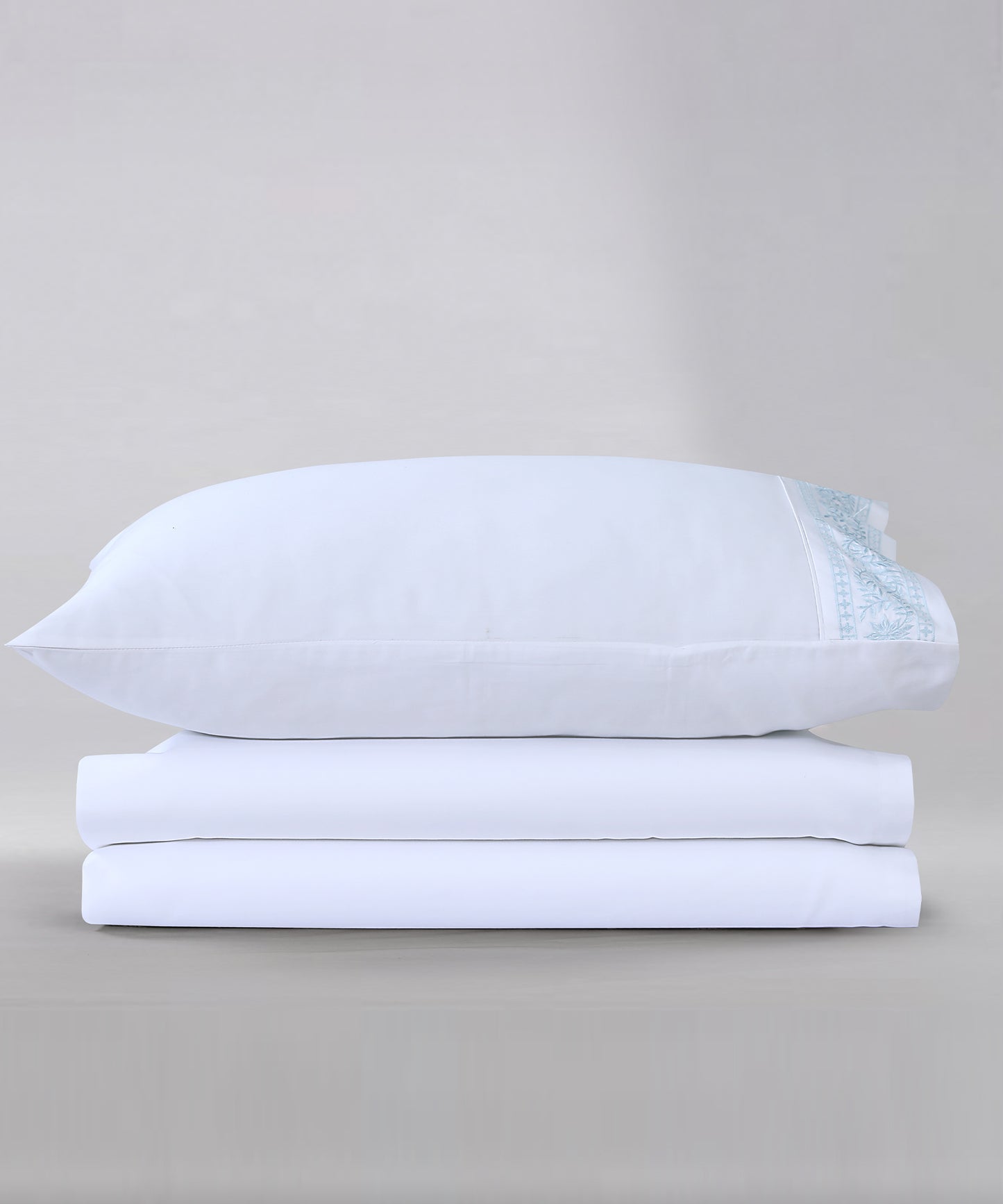 Plain Satin Bedsheet Set 25 - (Hotel Collection)