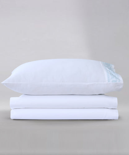 Plain Satin Bedsheet Set 25 - (Hotel Collection)