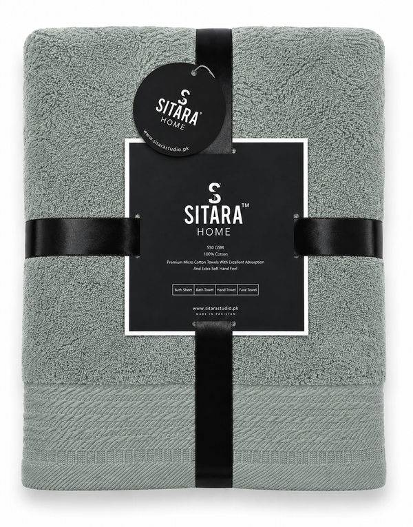 3 Piece Towel Set | Sage
