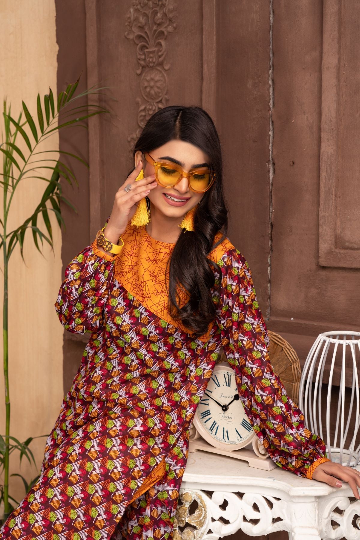 Women 2 Piece Printed Suit - SC1186