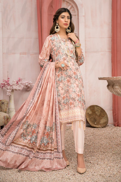 Women 4 Piece Printed Suit -SD2030