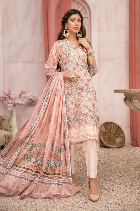 Women Printed 4 Piece Suit - SD2030
