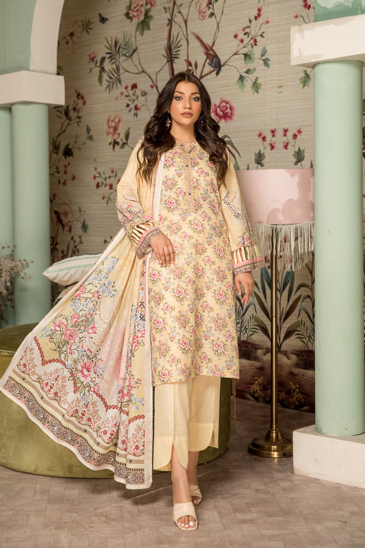 Women Printed 4 Piece Suit - SD2129