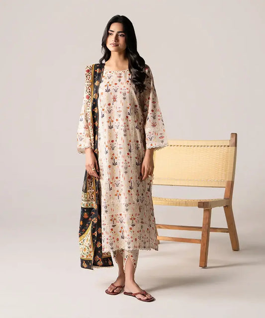 Women Printed 3 Piece Suit - SD2281