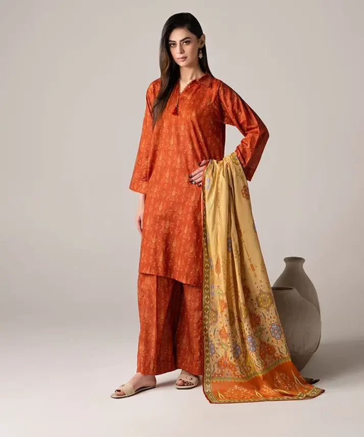 Women Printed 3 Piece Suit - SD2283
