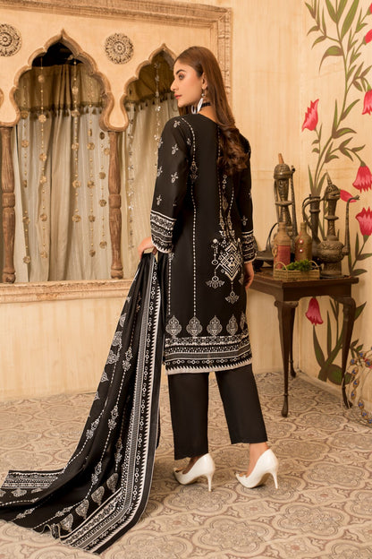 Women 4 Piece Printed Suit -SDL156