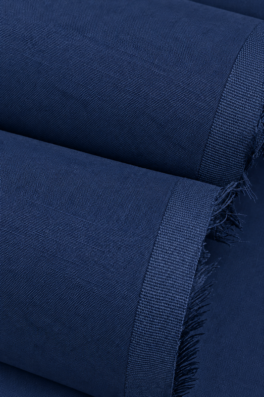 SWISS GOLD CAMBRIC | COTTON - NAVY BLUE