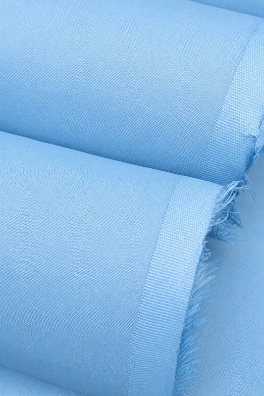 SWISS GOLD CAMBRIC | COTTON - BLUE