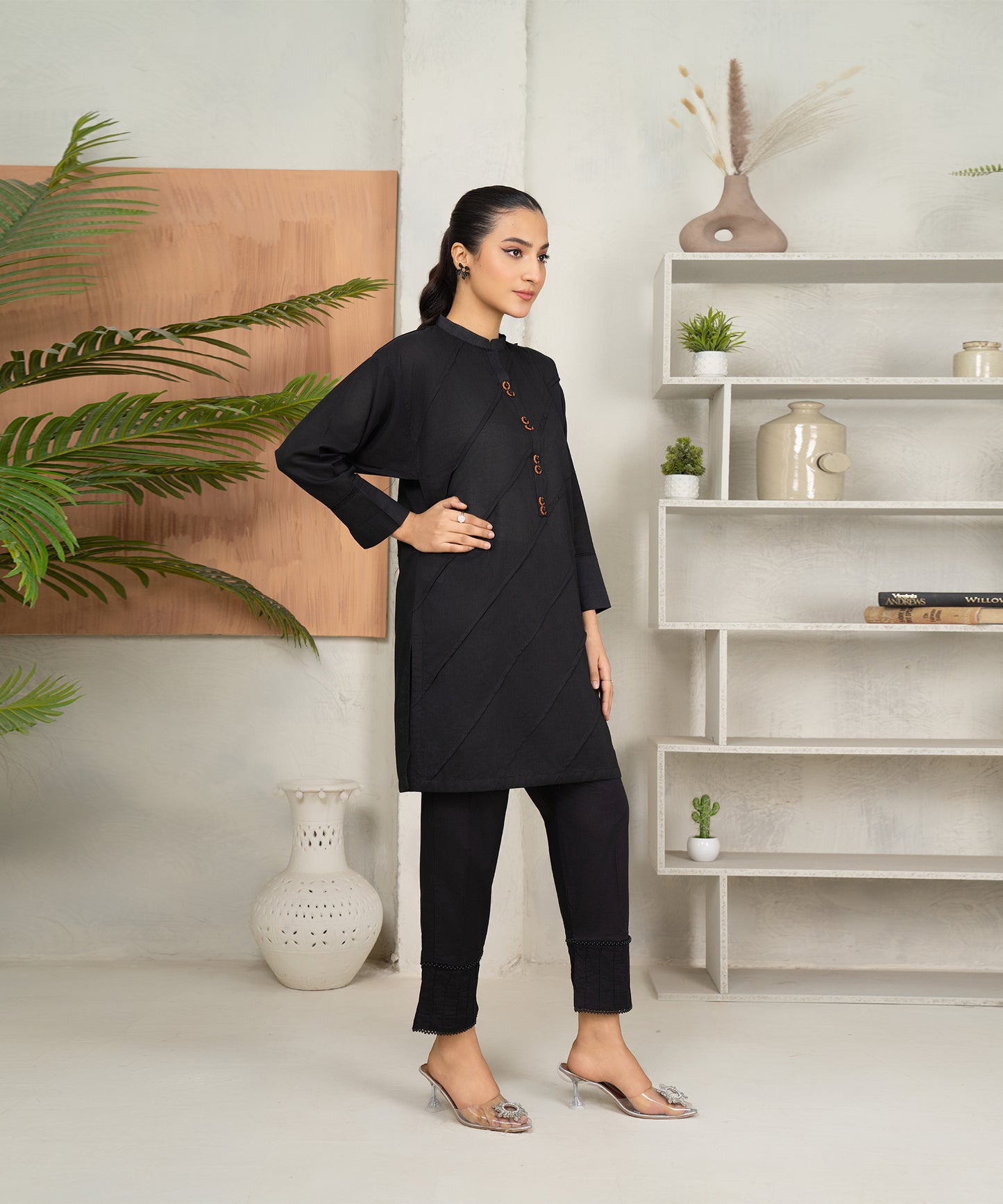 Women Solid Shirt - LDS1042