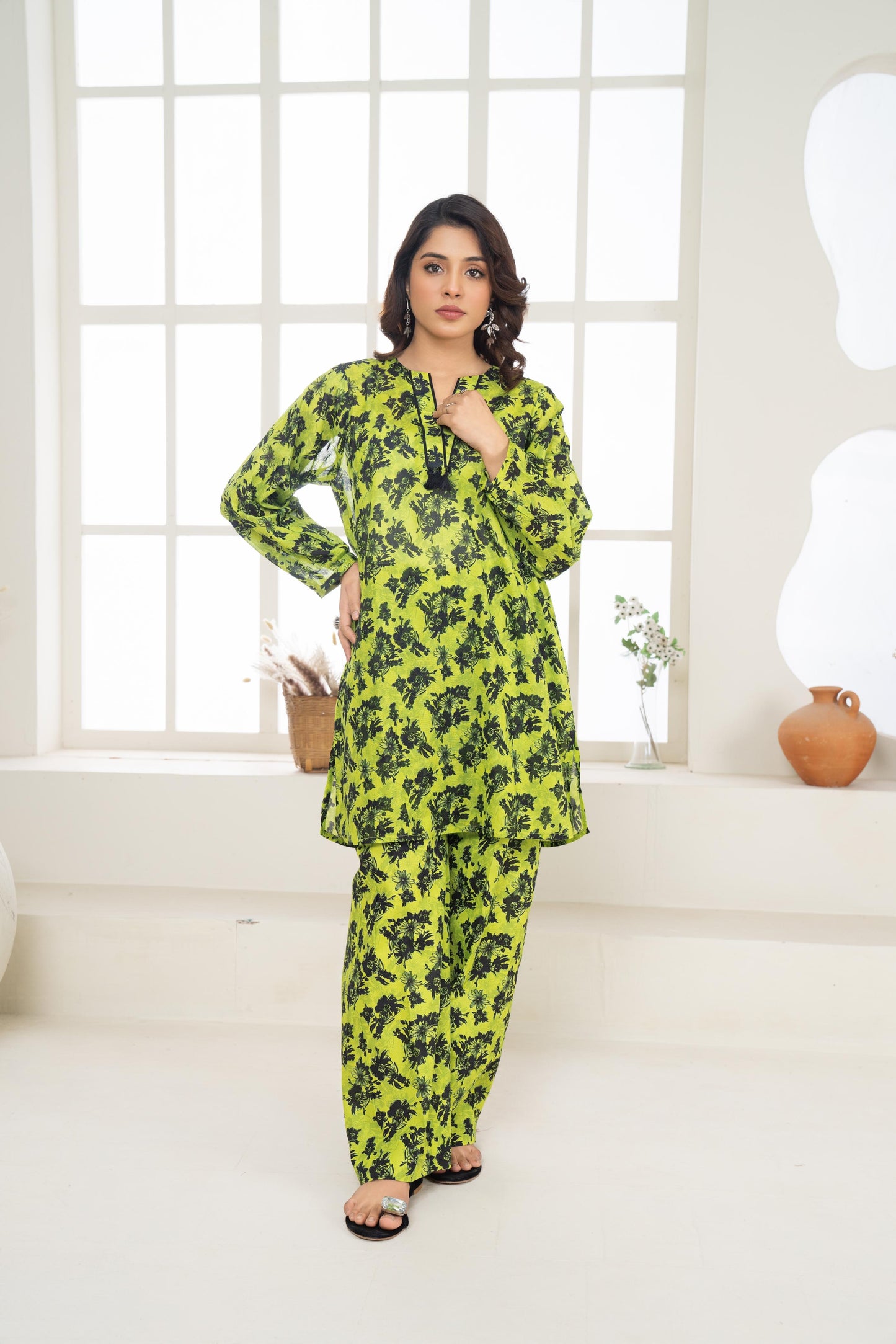 Women Basic 2 Piece Suit - LDS1041