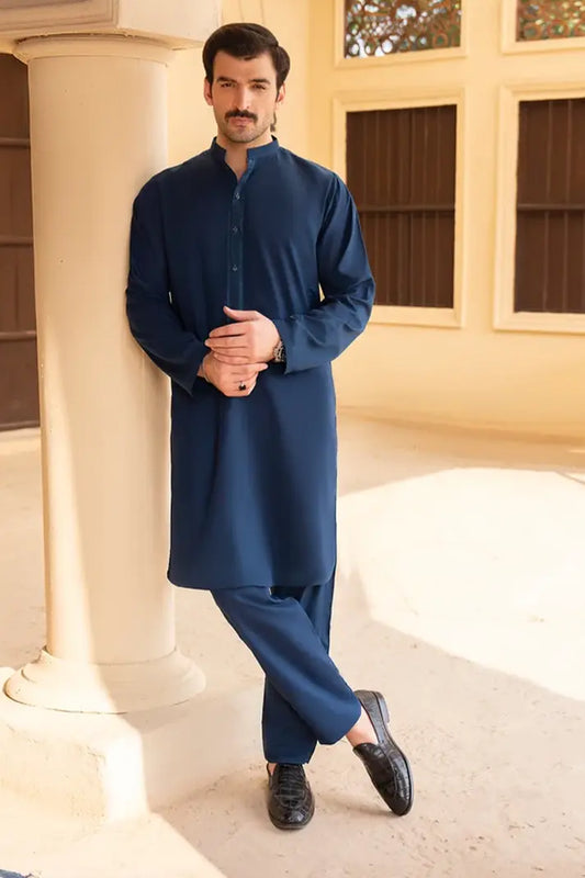 Toyo Bo Embroidered Suit Zinic Men's Unstitched