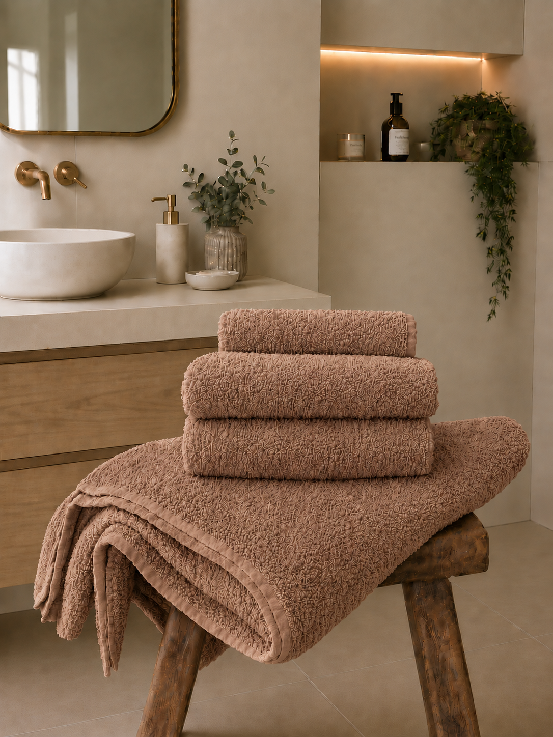 Bath Towel | Tea Pink