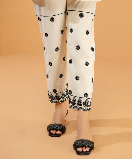 Women Embroidered Trouser - LTE432