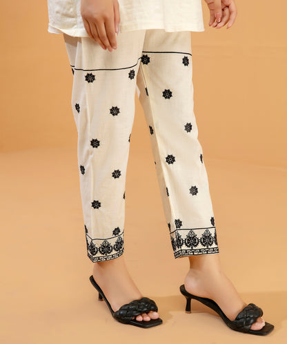 Women Embroidered Trouser - LTE432