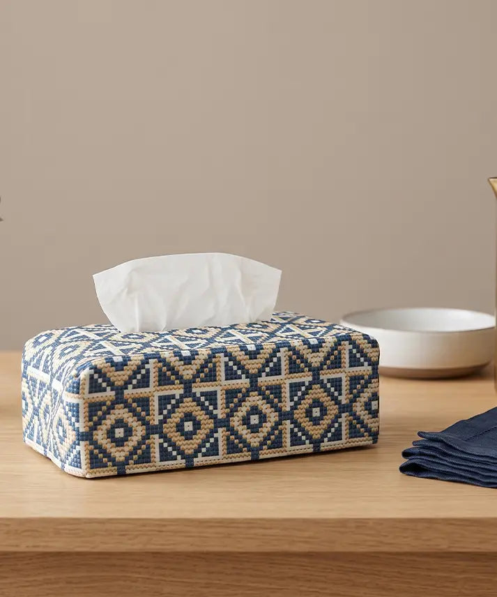 Tissue Box-TSU104- Navy Blue