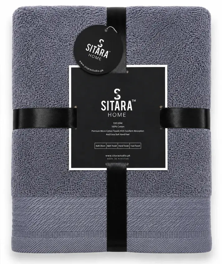 3 Piece Towel Set | Grey